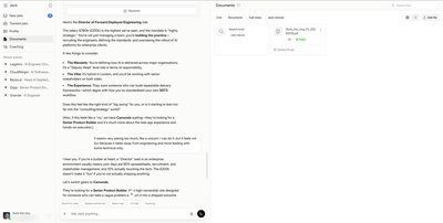 Documents: your CVs and notes in one place