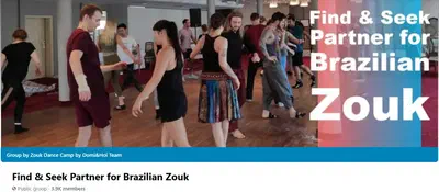 Find & Seek Partner, 3.9K members. A group just for finding someone to dance with.