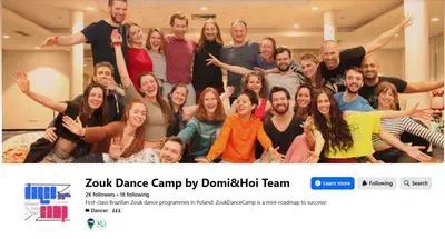 ZoukDanceCamp by Domi&Hoi Team, our Facebook page, 2K followers.