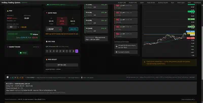 Plan-trade page view with RISK-ADJUST OFF.